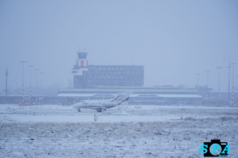 Rotterdam onder een pak sneeuw verscholen