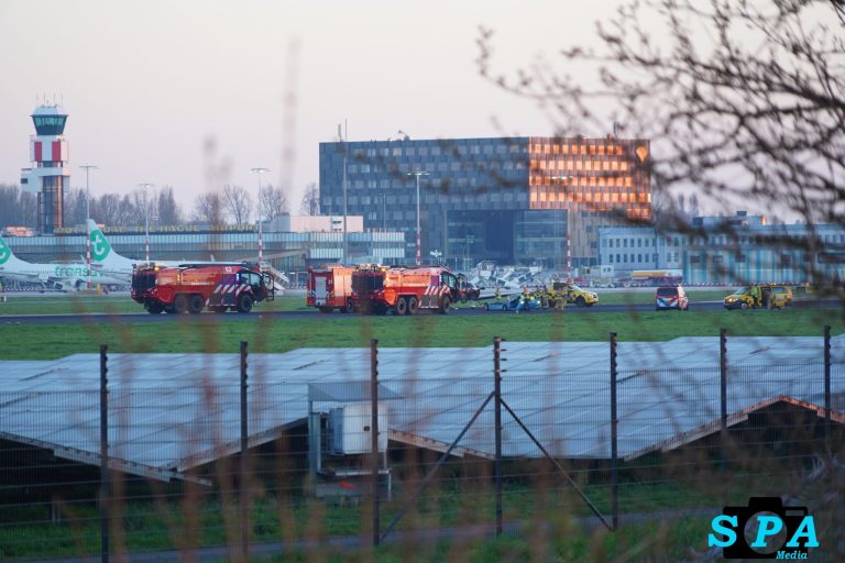 Voorzorgslanding voor sportvliegtuig Rotterdam The Hague Airport
