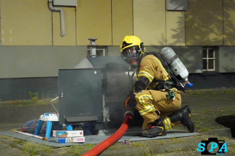 Brand in ondergrondse container Dijkstraat Rotterdam