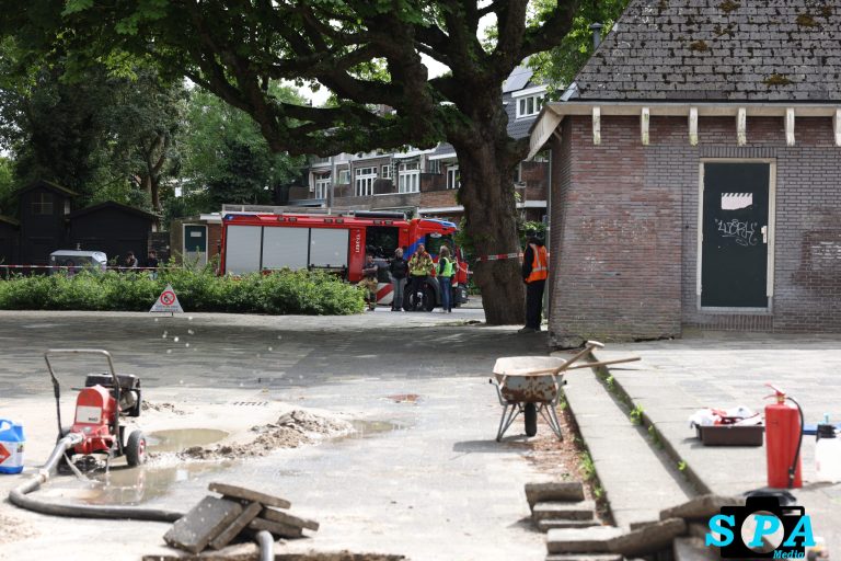Gaslekkage op schoolplein islamitische basisschool Zegenstraat in Rotterdam