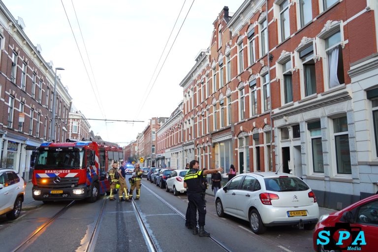 Brand in woning Zaagmolenstraat Rotterdam