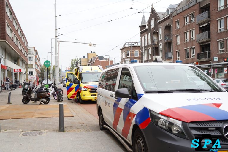 Fietser gewond na ongeval Bergweg in Rotterdam